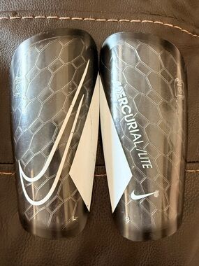 Nike Black Shin Guard Shell with White Certification Marking